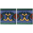 Mexican Talavera Border Tile Renduelez